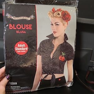 Cute Rock n Roll  Blouse and Skirt in Size 8 ( not in original packaging)